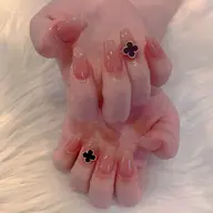 🆙🈷️末まで限定💅長さ出し10本＋ワンカラーorラメグラorラメorマグネット➕大きめパーツ二つ💅🦋🎀