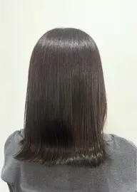 【ブリーチなし 寒色カラー🫐】ワンカラー(ブロー込み)