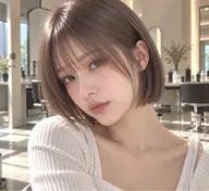 【10月16.29限定✨】韓国風ミニボブ🤍🎀※現金払いのみ