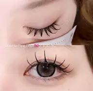 新メニュー🧼♩【 韓国風束感LEDダブルフラット໒꒱】WF100本50束(片目25束) ※オフ代別途