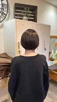【ワンカラー】全体カラー＋ブロー込み【白髪染め】🐰