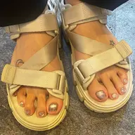 【オフなし】フットネイル マグネットワンカラー