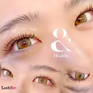 【&Healthy】エクステ120本+まつ毛パーマ/リフエク/エクステとパーマの良いとのどり🧏🏻♀️