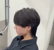 【ミニモ限定/ミニモ学割】✂️メンズカット+毛流れニュアンスパーマ🌀ニュアンスパーマ/フェザーパーマ