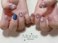 当店一番人気💗自爪持ち込みデザイン