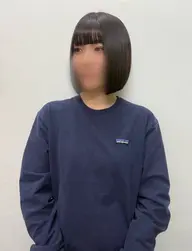 ぱつっとボブ.*・゚