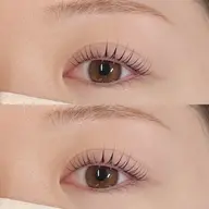 ❤️まつ毛の短い方オススメ→【パーマ+エクステ40本】🟰ナチュふわっエクステ