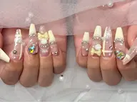 【HAND】150分💕500円パーツ付き10本フリーアート