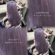 🫧6月限定クーポン🫧【ダブルカラー】ケアブリーチ+フルカラー+Aujuaトリートメント✨️