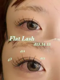 平日限定✨フラットラッシュ80〜100本💕(オフ付け足し❌)