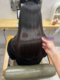 🧸🪽髪質改善ストレート+3ステップオーガニックトリートメント✨