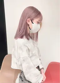 🦋業界最高水準🦋ケアブリーチ➕カラー➕TOKIOトリートメント 梅田/ダブルカラー/ミルクティーベージュ/ハイトーン