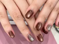 【爪育成ネイル】ワンカラーorマグネット💅オフなし
