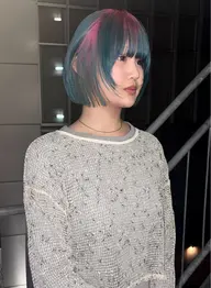 【‼️平日限定‼️】🌈デザインカラー🌈➕BYKARTE(1step)トリートメント💫