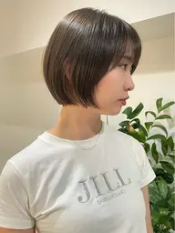 まろやかブラウンカラー+艶々トリートメント