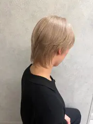💜リタッチ+ワンカラー+🫧さらさらトリートメント🫧付き💜(ケアブリーチ)