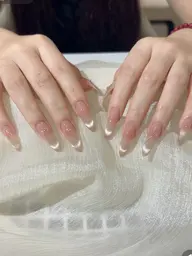 🌸オフなし🌸マグネットフレンチ(自爪オフあり➕500円)