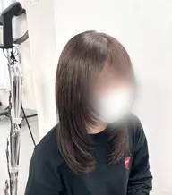 顔周り🤎ロングレイヤーカット✂️✨️