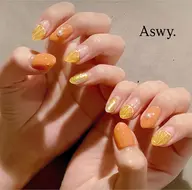 summer design nail🐬🍋