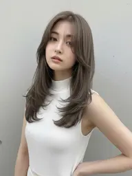 【🌈人気上昇🌸ローダメージ🌈】✨ブリーチなし（ダメージ軽減）・透明感ダブルカラー✨