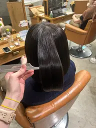 【艶髪を目指すなら】透明感カラー+髪質改善トリートメント