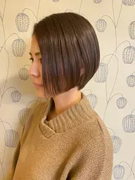 【前髪ストレート＋カラー】前髪の癖を抑えながら全体カラーが出来るコースです🌈🌈