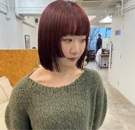 【ご新規様限定✨】ボブ顔周りのcut|顔周りのニュアンスデザイン|