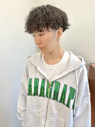 【支持率No. 1】🪞カット×メンズパーマ×3stepトリートメント