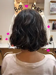 👩🏻レディース🌷カット+パーマ［17:30までにご来店の方］
