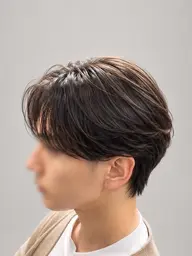 メンズカット+縮毛矯正