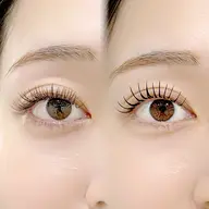 🆕オフ込フラットラッシュ120本➕&healthyアンドヘルシー(上まつげパーマ)お仕上げコーティング込9600円
