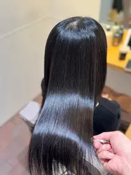 ブリーチ毛対応可能🉑髪質改善縮毛矯正+カット
