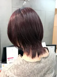 【ブリーチ怖い方オススメ🌟】🌈カット+ブリーチ無しダブルイルミナカラー🌈