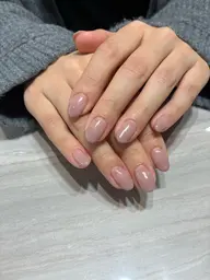 【ハンド】オフ込みパラジェル可・ナチュラルカラーグラデーション🩶