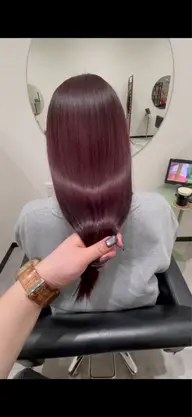 【SAYA担当特別メニュー】髪質改善ストレート+メンテナンスカット¥8,000