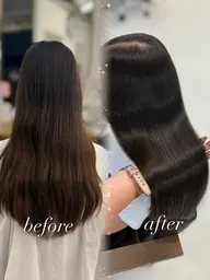 ⚠️20時~⚠️🩵韓国ヘアカット+透明感カラー+髪質整形🩵モデル募集中