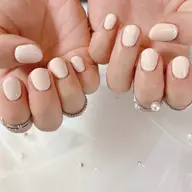 【ワンカラーネイル】2色まで選択可！/シルバーストーン10個または小さなリボンパーツ無料🎀🎀