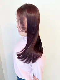 【カット+カラー+縮毛矯正+最高級ダメージ補修ケラチントリートメント+巻き髪orストレート仕上げ】