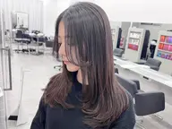 【韓国ヘアレイヤースタイル】💎今どき透明感💜カット&カラー🌟オージュアトリートメント