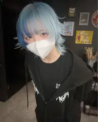 🐺横浜ウルフ、⭐️ハッシュカット、✂️シャギーカットシャンプーブロー