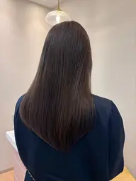 縮毛矯正+ブロー