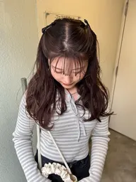 【祇園祭ヘアセット¥3300🎀】ハーフアップメニュー