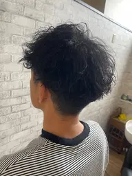 【人気】メンズスパイラルパーマ+カット✂️トレンドの立体感スタイル✨