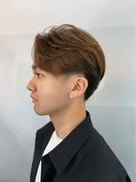 《メンズ限定🔥》曲がる縮毛矯正➕カット センターパート/ナチュラル縮毛矯正