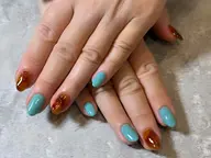 ワンカラー＋４本アート💅オフ込み