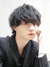 🪐【新規限定】🙆♂️メンズカット+シャンプー+パーマ+スタイリング🪐