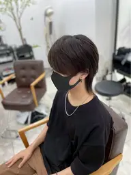 メンズカット💇🏻♂️韓国風センターパート【フェードカット+550】
