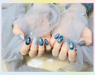 【初回ソフトジェルオフ無料】★HAND 【SNS人気者コレクション】バカラネイルデザイン