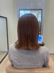 全体カラー(ブリーチなし❌)+1stepトリートメント
