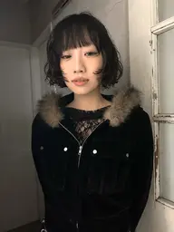 レディースカット&パーマモデル
